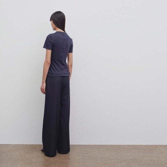 THE ROW The Barrie Virgin Wool black Drawstring pants L NWOT - Picture 3 of 16